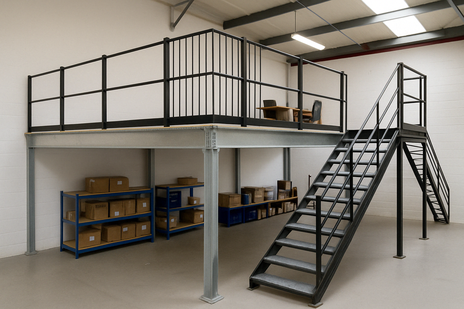 Calculer la capacité de charge d’une mezzanine 