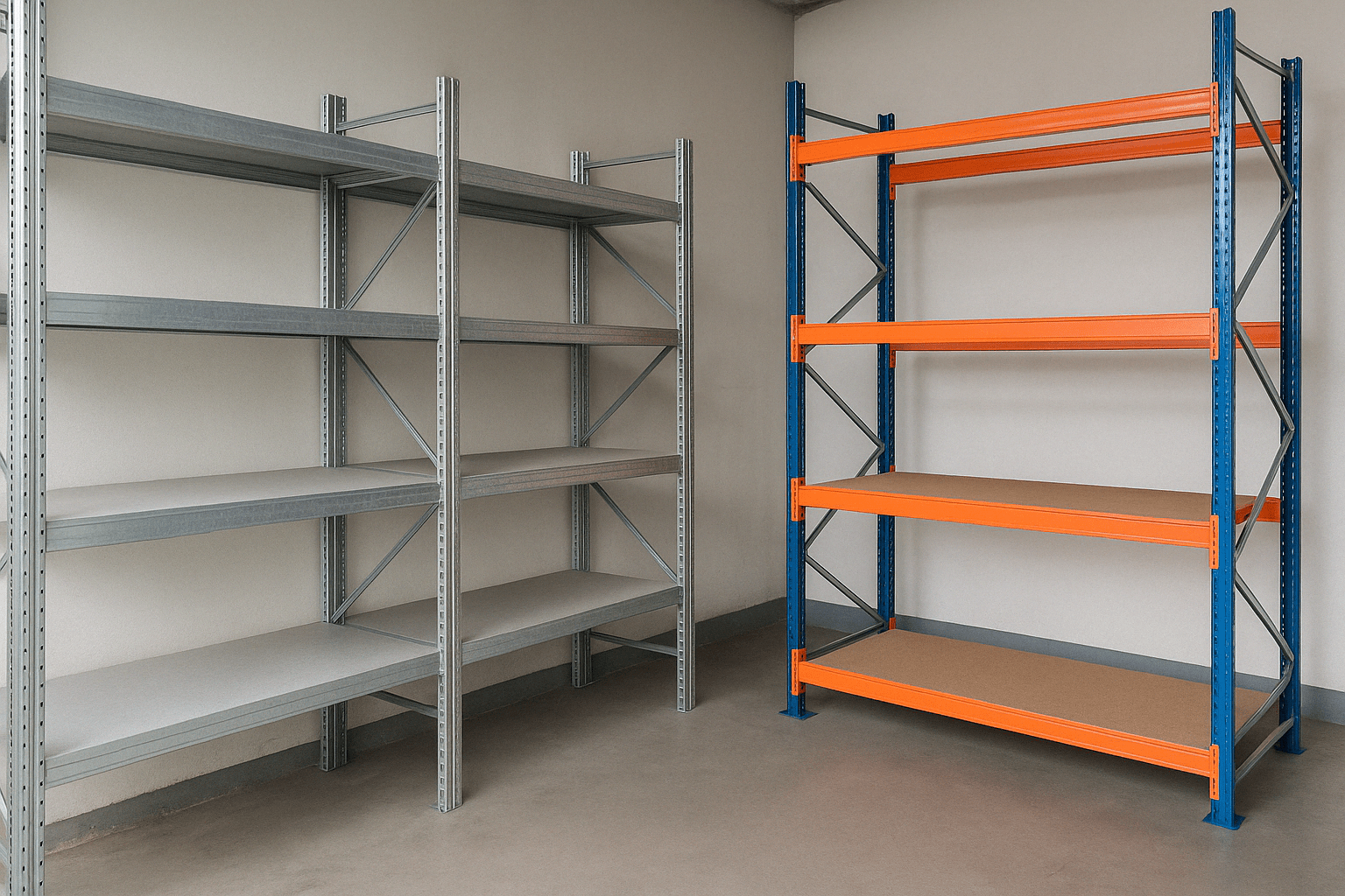 Rayonnage galvanisé vs peint : que choisir ? - RackXpert