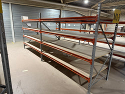 Image of Rack mi-lourd d’occasion – Comme neuf – 32 mètres linéaires d’étagères
